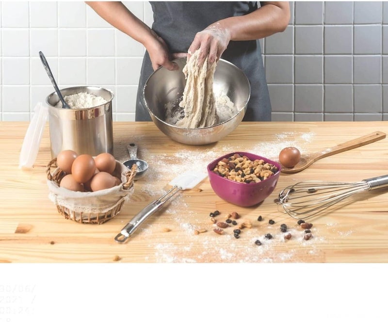 Tramontina Freezinox 20cm 2.2L Round Stainless Steel Mixing Bowl Matte Finish - Image 4